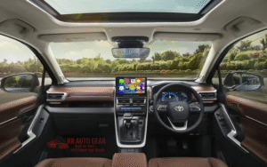 Toyota Innova Hycross – Front View with LED Headlights and Premium SUV Styling