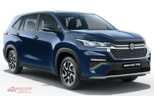 Maruti Suzuki Invicto front view showcasing bold grille and headlights