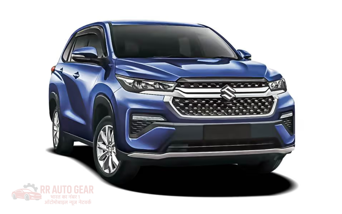 Maruti Suzuki Invicto front view showcasing bold grille and headlights
