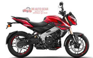 Front view of Bajaj Pulsar NS400Z showing aggressive LED headlamp and muscular fuel tank