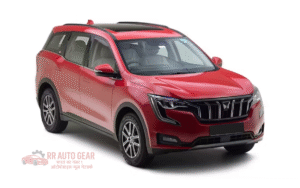 Mahindra XUV700 front view with LED DRLs and bold grille