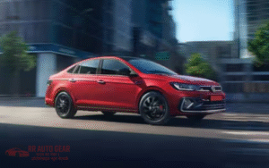 Volkswagen Virtus GT 2025 – स्पोर्टी रेड कलर में प्रीमियम सेडान, शानदार डिजाइन और अलॉय व्हील्स के साथ, कीमत ₹16.09 लाख से शुरू