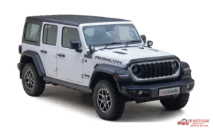 Jeep Wrangler with doors removed and roof off showcasing open-air freedom