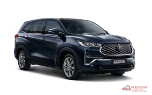 Toyota Innova Hycross – Front View with LED Headlights and Premium SUV Styling