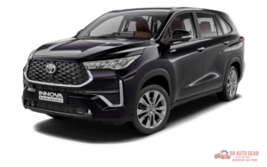 Toyota Innova Hycross – Front View with LED Headlights and Premium SUV Styling