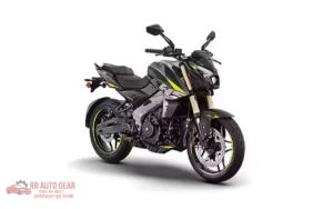 Front view of Bajaj Pulsar NS400Z showing aggressive LED headlamp and muscular fuel tank